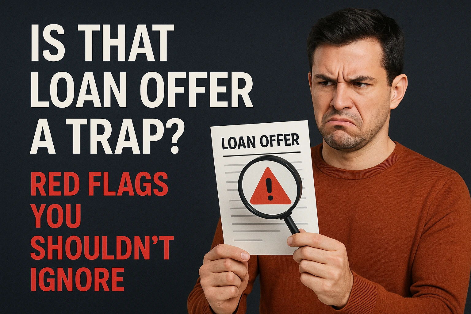 Is That Loan Offer a Trap? Red Flags You Shouldn?t Ignore